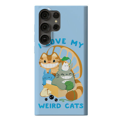 I love my weird cats Phone Case