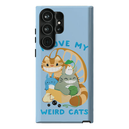 I love my weird cats Phone Case