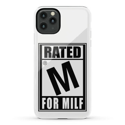 Rated M For Milf Parody Phone Case