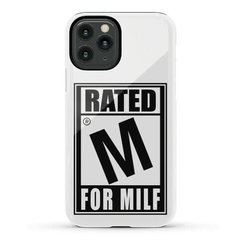 Rated M For Milf Parody Phone Case