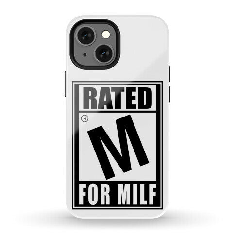 Rated M For Milf Parody Phone Case