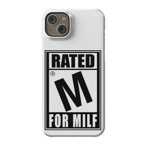 Rated M For Milf Parody Phone Case