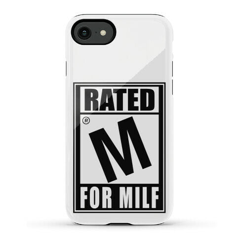 Rated M For Milf Parody Phone Case