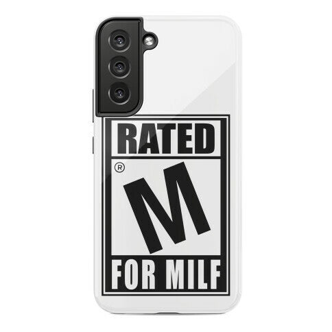 Rated M For Milf Parody Phone Case