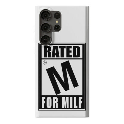 Rated M For Milf Parody Phone Case