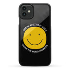 Doing My Little Tasks While The World Crumbles Phone Case