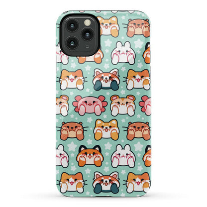 Kawaii Squishy Face Animals Phone Case