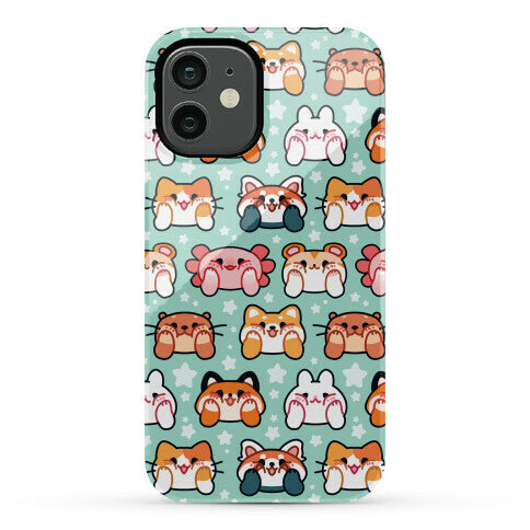 Kawaii Squishy Face Animals Phone Case