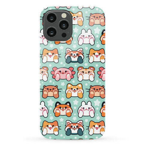 Kawaii Squishy Face Animals Phone Case