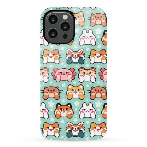 Kawaii Squishy Face Animals Phone Case