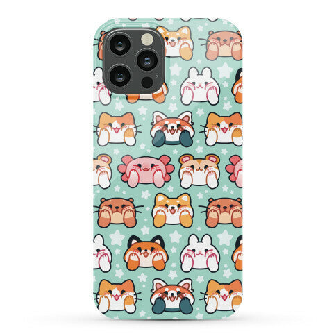 Kawaii Squishy Face Animals Phone Case