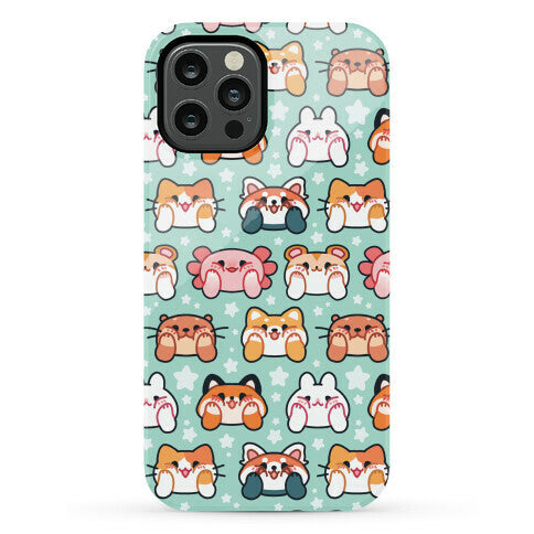 Kawaii Squishy Face Animals Phone Case
