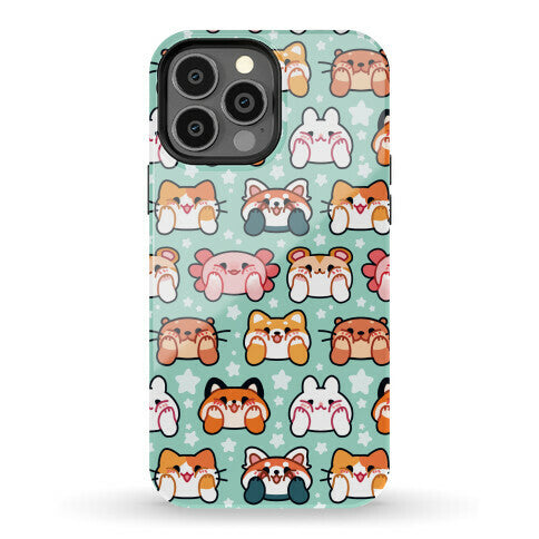 Kawaii Squishy Face Animals Phone Case
