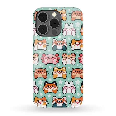 Kawaii Squishy Face Animals Phone Case