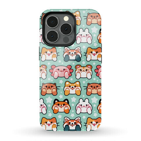 Kawaii Squishy Face Animals Phone Case