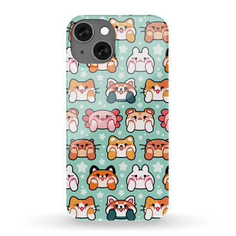 Kawaii Squishy Face Animals Phone Case