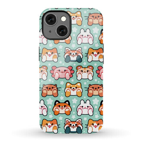 Kawaii Squishy Face Animals Phone Case