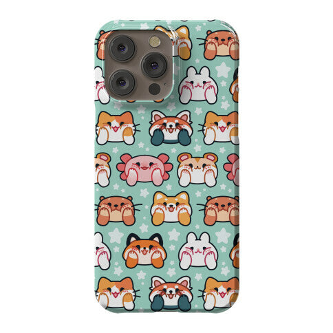 Kawaii Squishy Face Animals Phone Case