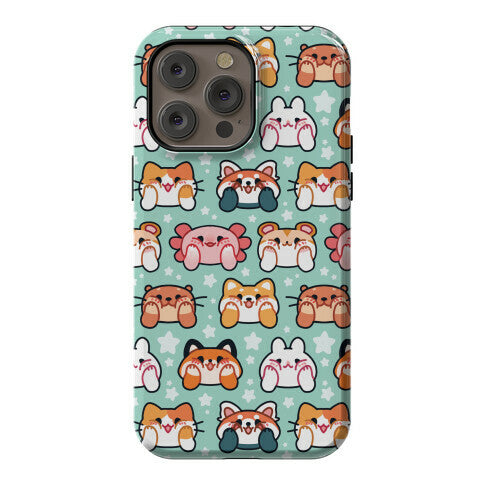 Kawaii Squishy Face Animals Phone Case