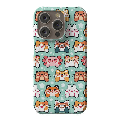 Kawaii Squishy Face Animals Phone Case