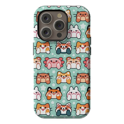 Kawaii Squishy Face Animals Phone Case