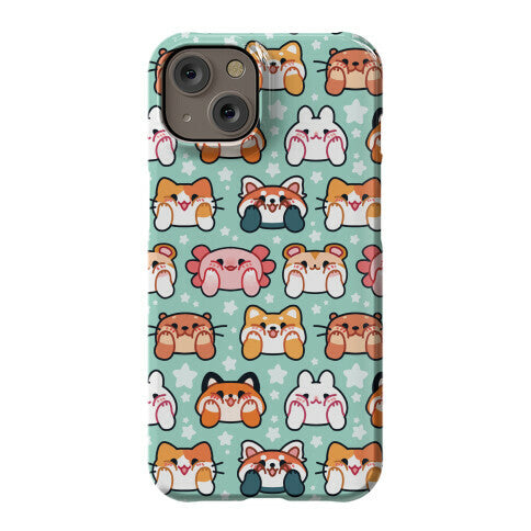 Kawaii Squishy Face Animals Phone Case