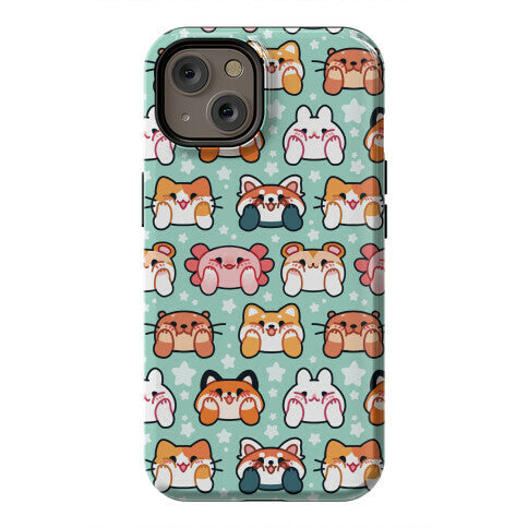 Kawaii Squishy Face Animals Phone Case