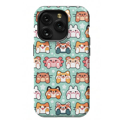 Kawaii Squishy Face Animals Phone Case