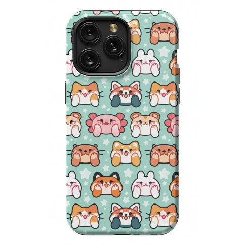 Kawaii Squishy Face Animals Phone Case