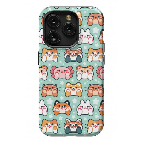 Kawaii Squishy Face Animals Phone Case