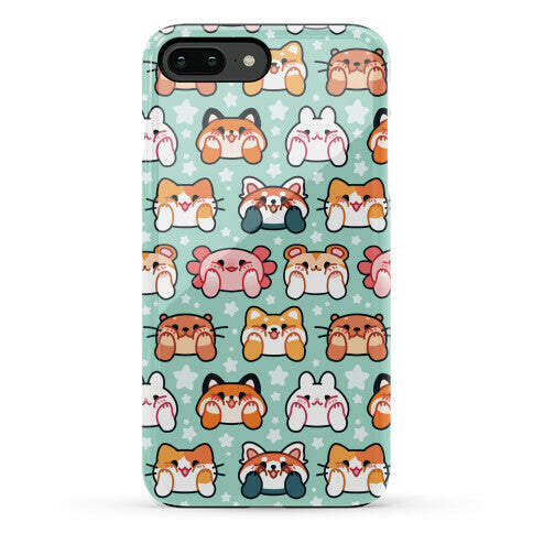 Kawaii Squishy Face Animals Phone Case