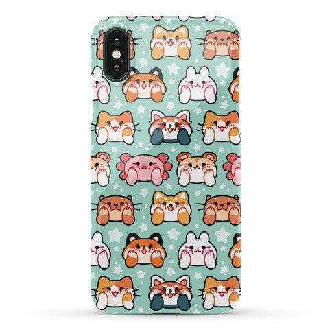 Kawaii Squishy Face Animals Phone Case