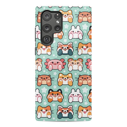 Kawaii Squishy Face Animals Phone Case