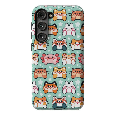 Kawaii Squishy Face Animals Phone Case