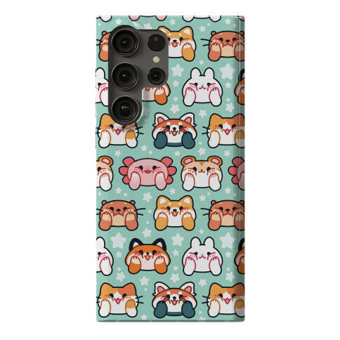 Kawaii Squishy Face Animals Phone Case