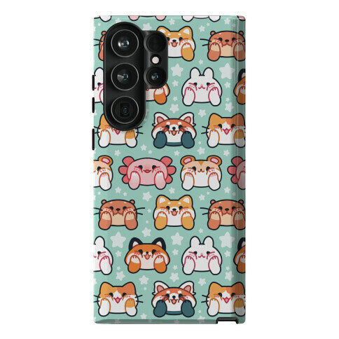 Kawaii Squishy Face Animals Phone Case