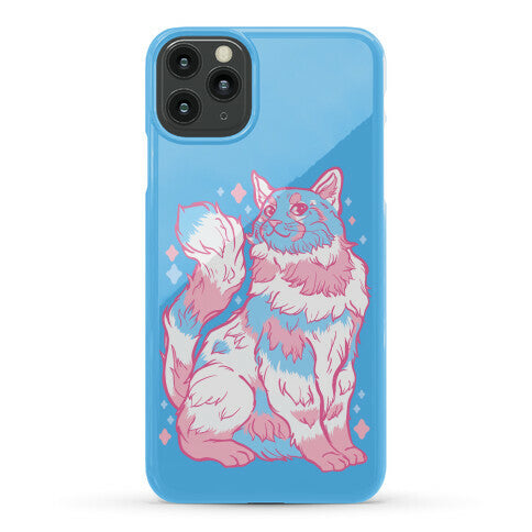 Transgender Pride Cat Phone Case