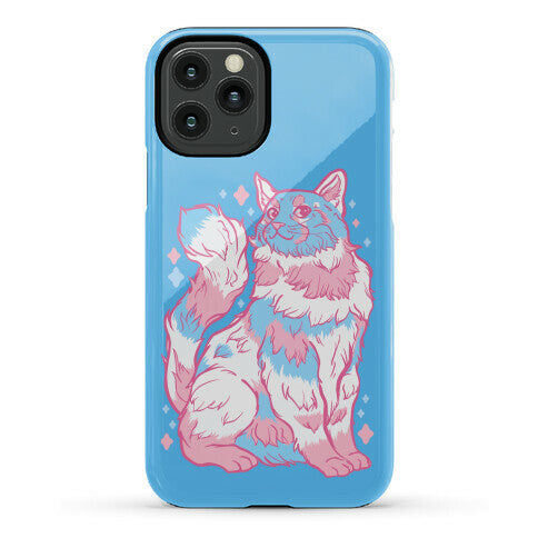 Transgender Pride Cat Phone Case