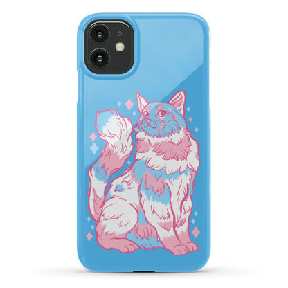 Transgender Pride Cat Phone Case