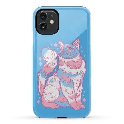 Transgender Pride Cat Phone Case