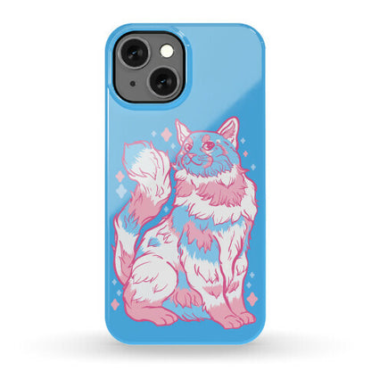 Transgender Pride Cat Phone Case