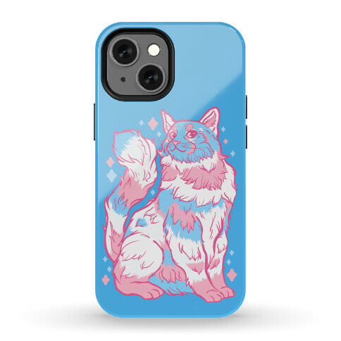 Transgender Pride Cat Phone Case