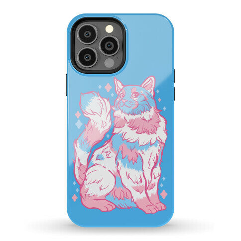 Transgender Pride Cat Phone Case