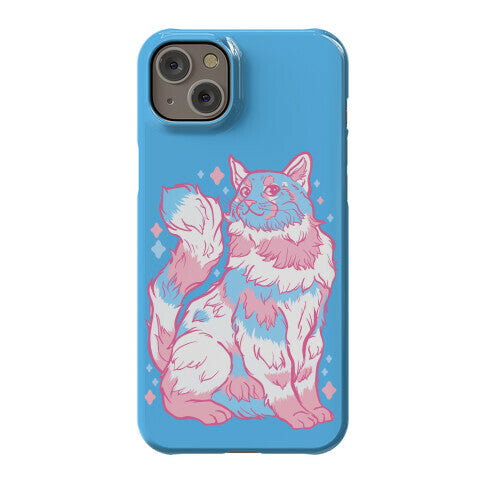 Transgender Pride Cat Phone Case
