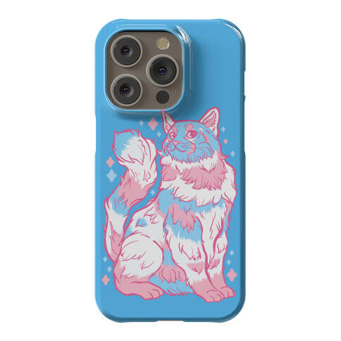 Transgender Pride Cat Phone Case
