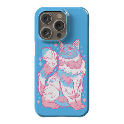 Transgender Pride Cat Phone Case