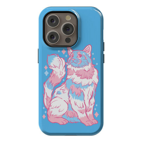 Transgender Pride Cat Phone Case