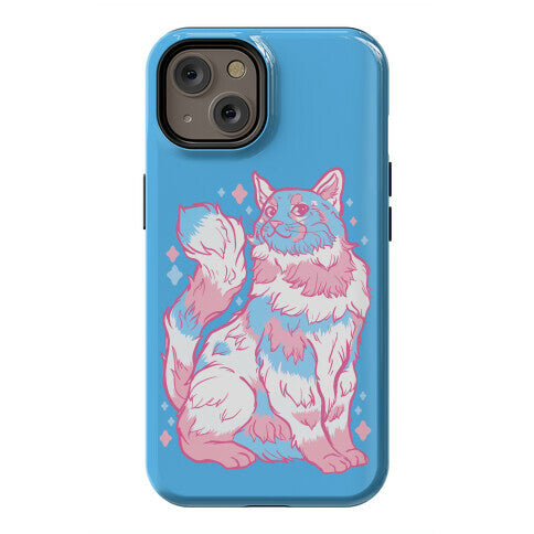Transgender Pride Cat Phone Case