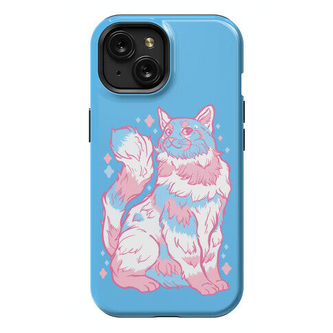 Transgender Pride Cat Phone Case