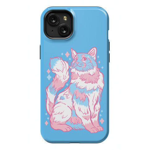 Transgender Pride Cat Phone Case